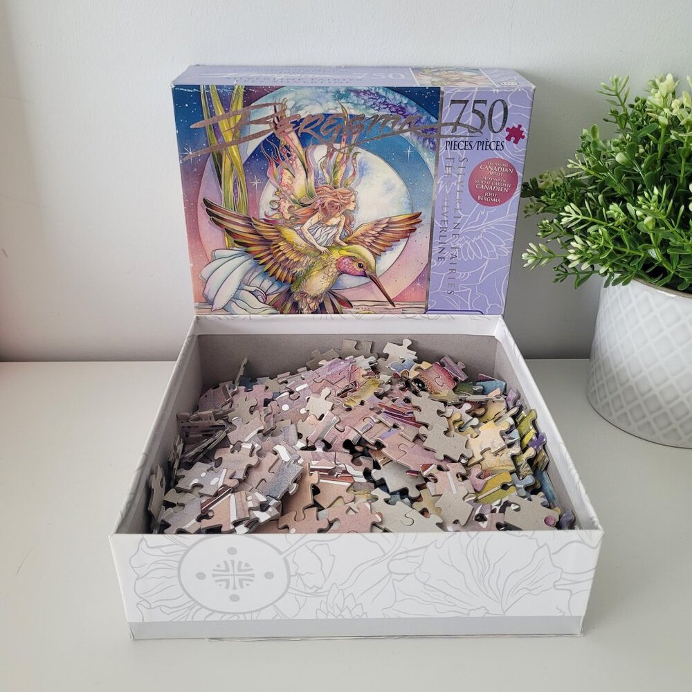 750 pcs Jigsaw Puzzle Silverline Fairies By Jody Bergsma Size 20x27 in